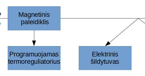 Vidinis BNVĮ paleidimo schemos pavaizdavimas