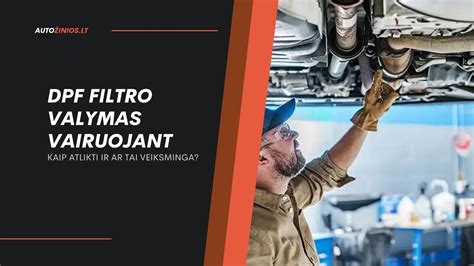 Scheminis DPF filtro pašalinimo ir išprogramavimo procesas