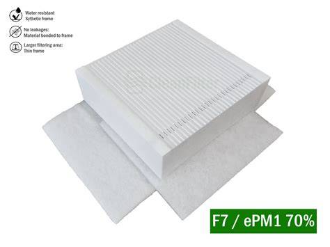 ePM1 70% filtravimo diagrama