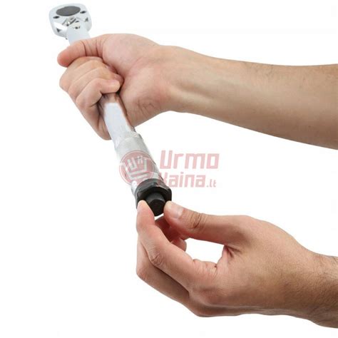 Schematinis mechaninio dinamometrinio rakto veikimo principas
