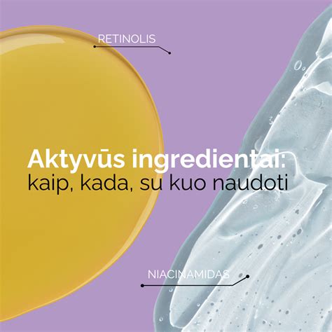 Raminamųjų ingredientų pavyzdžiai kosmetikoje