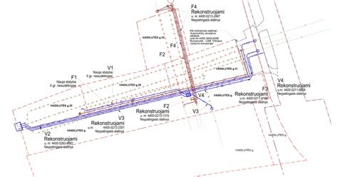 Centralizuoto vandentiekio ir nuotekų tinklų schematinis pavaizdavimas