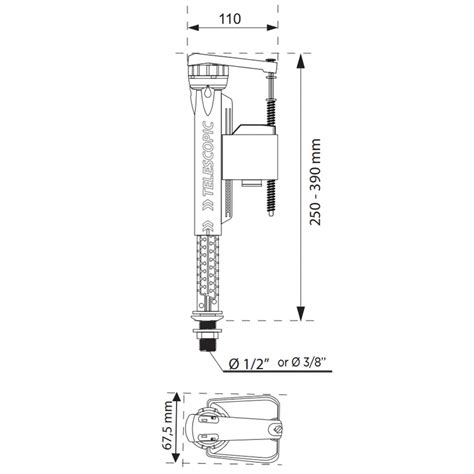 Vandens rezervuaro ir vandens plovimo mechanizmo schema