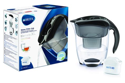 BRITA Elemaris XL juodas vandens filtras