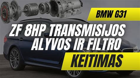 Transmisijos filtro ir alyvos pavyzdys